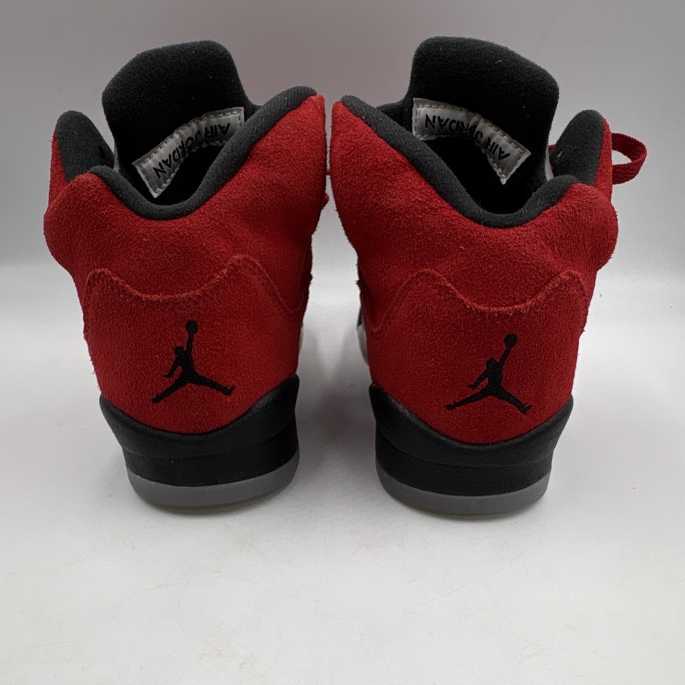 Jordan Air Jordan 5 Retro Mid Raging Bull Sneakers 5.5Y Red Black 440888-600 - Picture 5 of 11